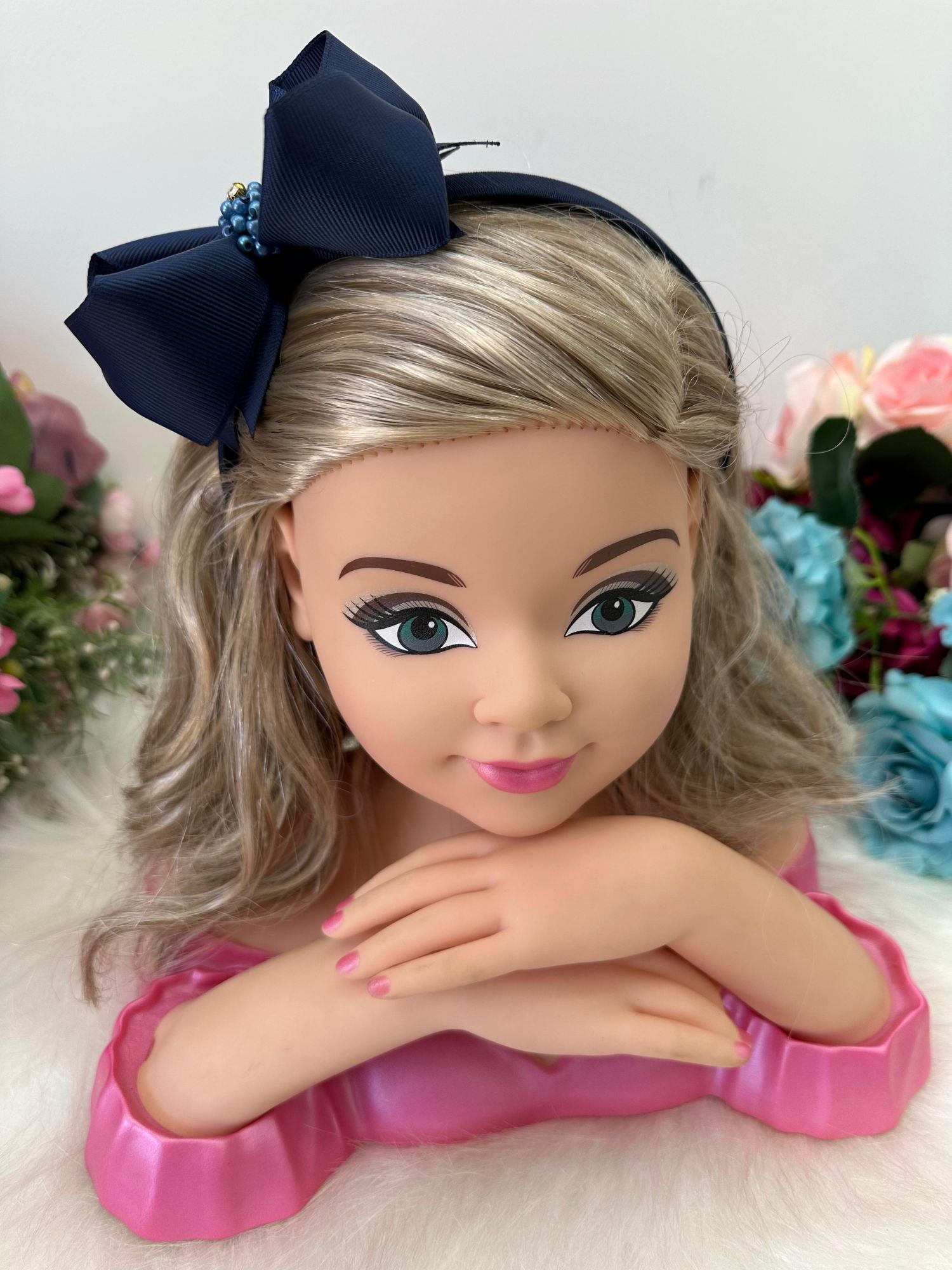 Tiara Bianca Azul Marinho - Estilo e Elegância para os Pequenos | Bebeloo Kids