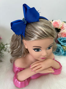 Tiara Bianca Azul Royal - Estilo e Elegância para os Pequenos | Bebeloo Kids