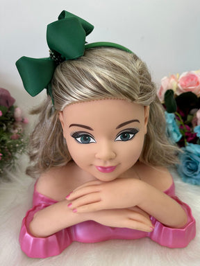 Tiara Bianca Verde Bandeira - Estilo e Elegância para os Pequenos | Bebeloo Kids