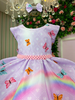 Vestido Tematicos Ysa Kids Dora Aventureira Lilas - Leveza e Elegância para Meninas | Bebeloo Kids