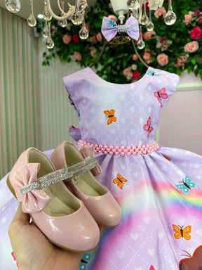 Vestido Tematicos Ysa Kids Dora Aventureira Lilas - Leveza e Elegância para Meninas | Bebeloo Kids