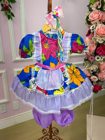 Vestido Junino Andressa - Leveza e Elegância para Meninas | Bebeloo Kids