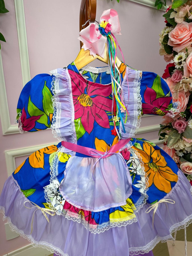 Vestido Junino Andressa - Leveza e Elegância para Meninas | Bebeloo Kids