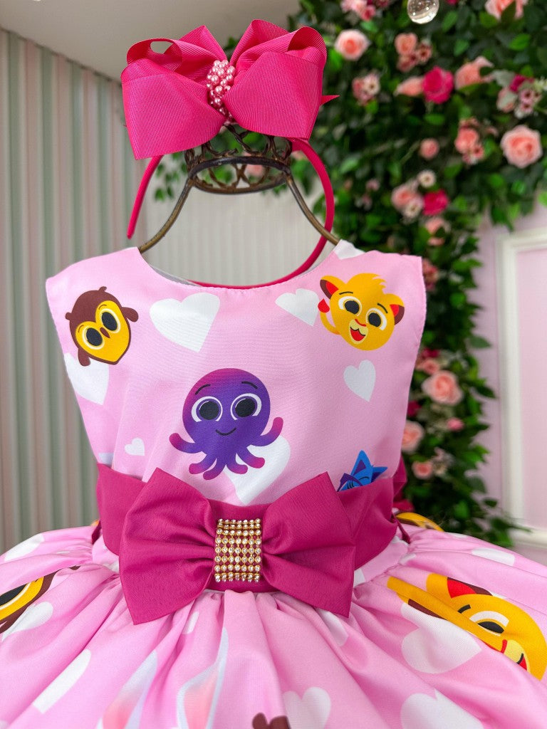 Vestido Infantil Temáticos Luxo Bolofofos - Bolo Fofos - Leveza e Elegância para Meninas | Bebeloo Kids