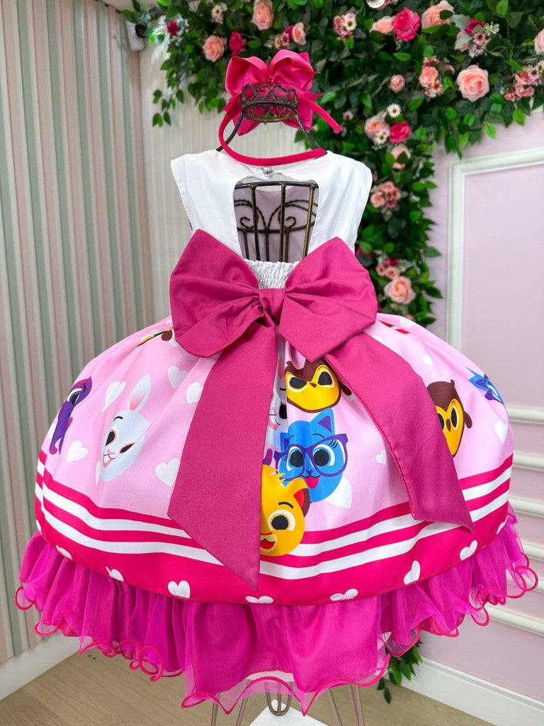 Vestido Infantil Temáticos Luxo Bolofofos - Bolo Fofos - Leveza e Elegância para Meninas | Bebeloo Kids