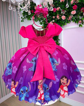 Vestido Tematicos Ysa Kids Lilo Stitch Modelo 2