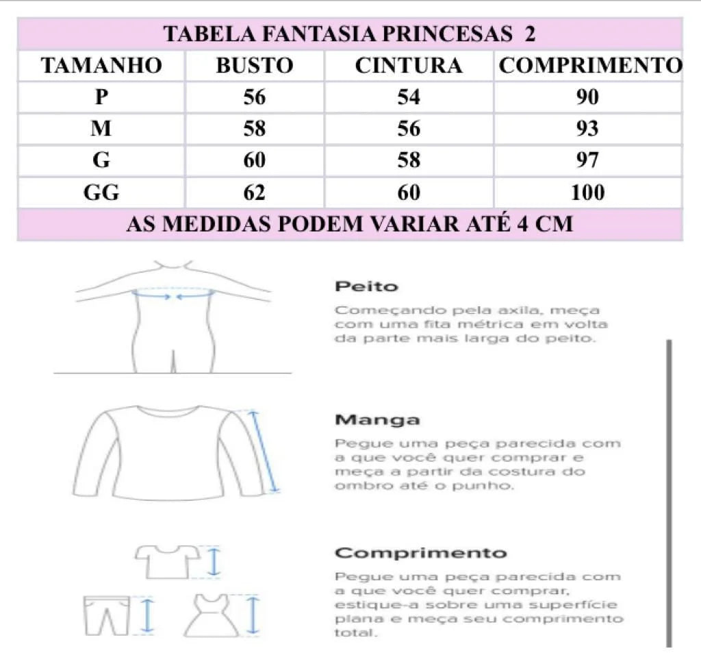 Fantasia Princesa Bebeloo Kids Branca De Neve - Diversão e Encanto para Brincar | Bebeloo Kids