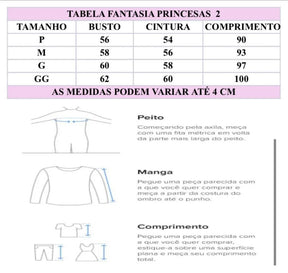 Fantasia Princesa Bebeloo Kids Branca De Neve - Diversão e Encanto para Brincar | Bebeloo Kids
