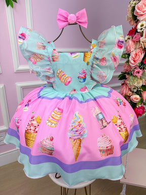 Vestido Tematicos Kids Doces - Doceria - Candy - Leveza e Elegância para Meninas | Bebeloo Kids