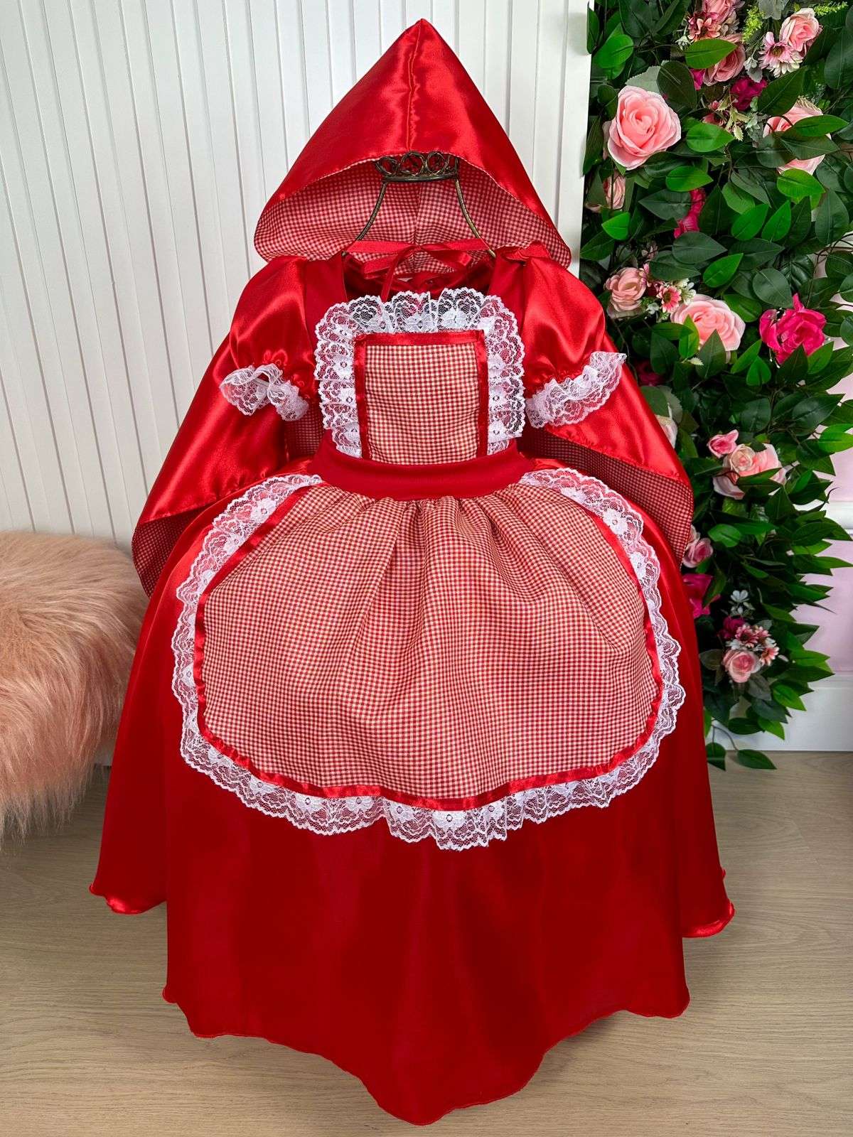 Fantasia Princesa Belli Longa Chapeuzinho Vermelho (FANTPRNCBLLCHPZNVMRL)