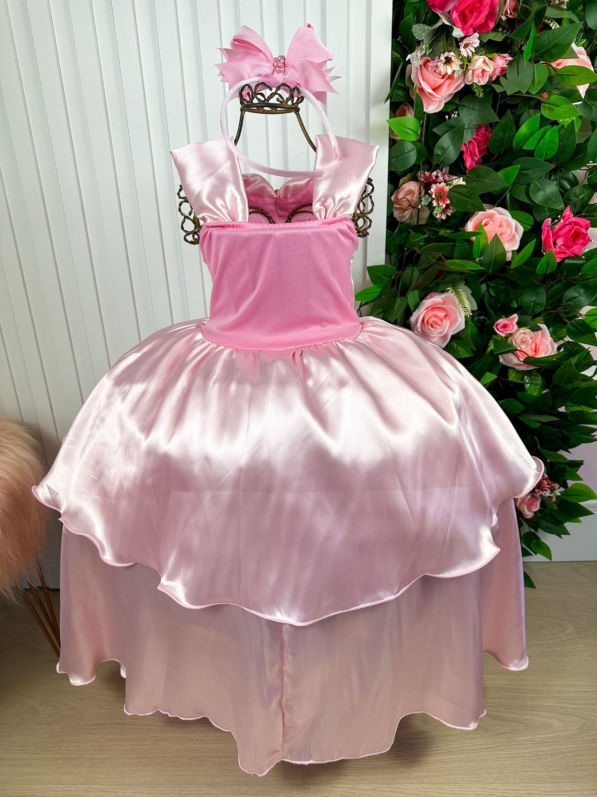 Fantasia Princesa Bebeloo Kids Bela Adormecida Aurora Longa - Diversão e Encanto para Brincar | Bebeloo Kids