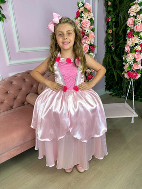 Fantasia Princesa Bebeloo Kids Bela Adormecida Aurora Longa - Diversão e Encanto para Brincar | Bebeloo Kids