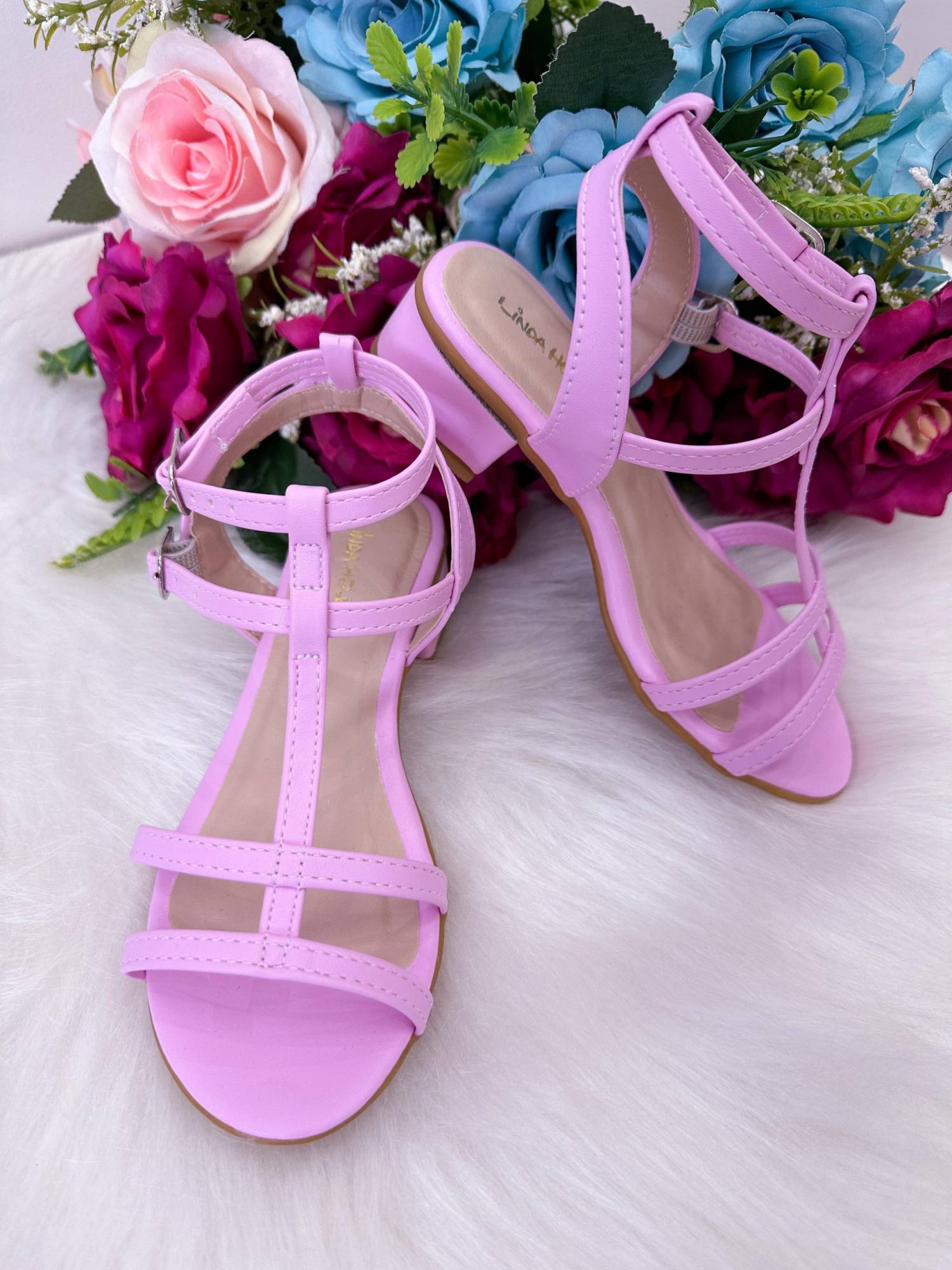 Sandalia Flor Di Mila Mariana Rosa - Qualidade e Cuidado para os Pequenos | Bebeloo Kids