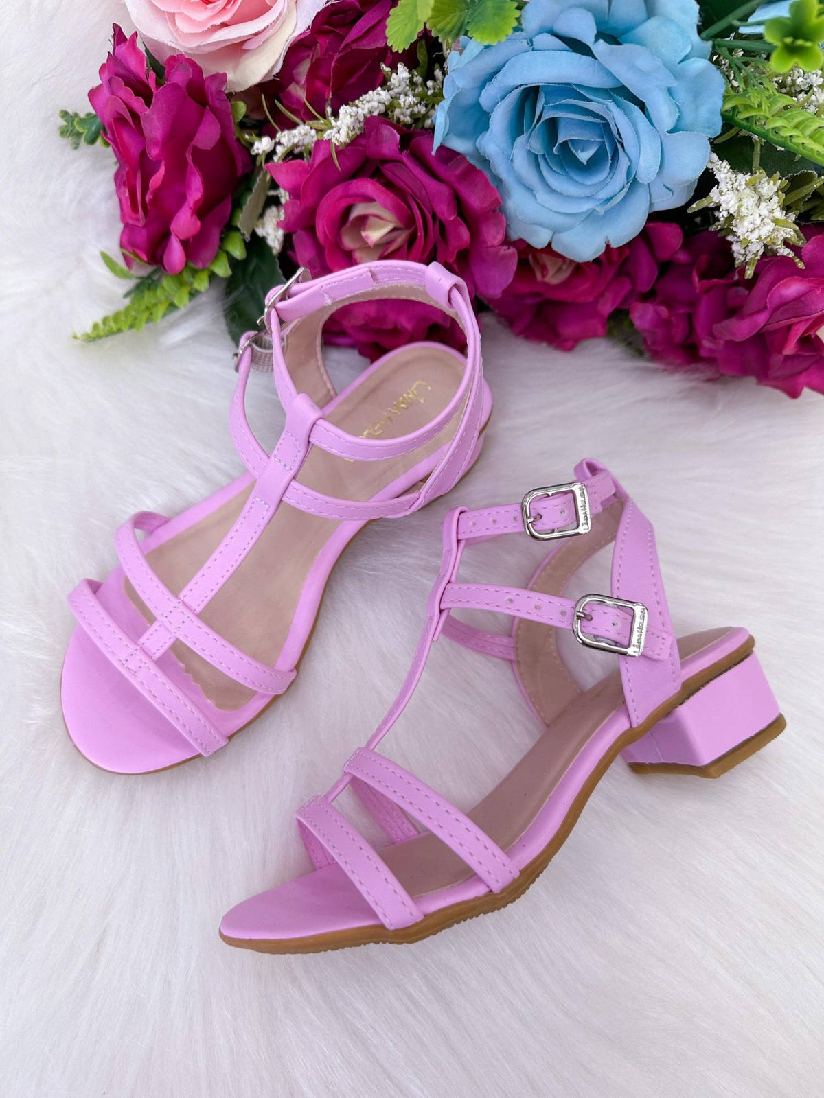 Sandalia Flor Di Mila Mariana Rosa - Qualidade e Cuidado para os Pequenos | Bebeloo Kids