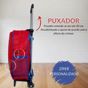Mochila Rodinhas Homem Aranha - Praticidade e Charme para o Dia a Dia | Bebeloo Kids
