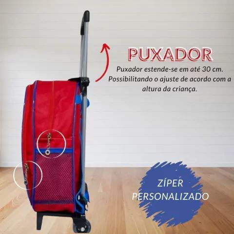 Mochila Rodinhas Homem Aranha - Praticidade e Charme para o Dia a Dia | Bebeloo Kids