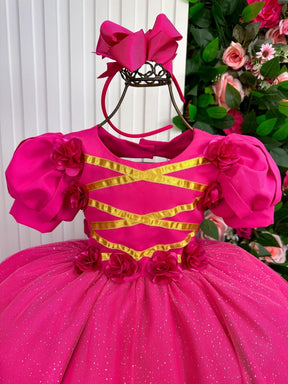 Vestido Bella Child/Fantasia Longa A Bela Adormecida Aurora Pink - Leveza e Elegância para Meninas | Bebeloo Kids