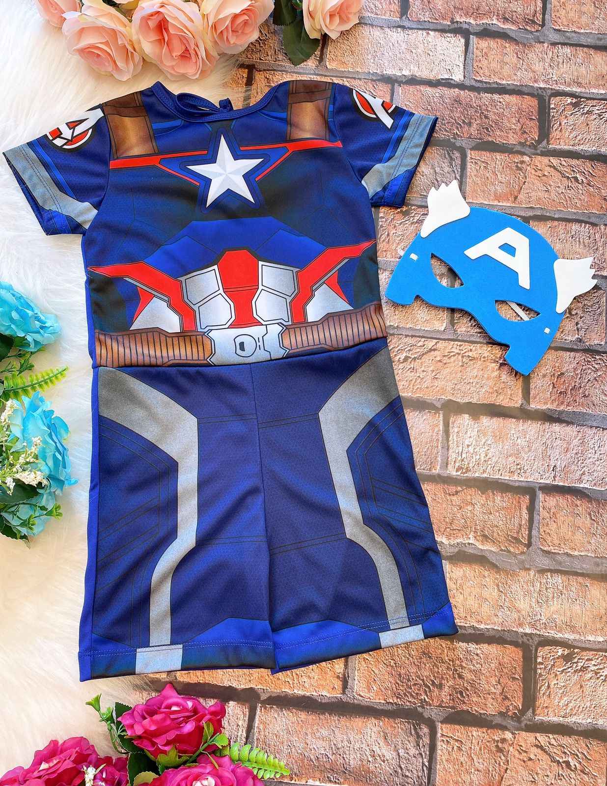 Fantasia Capitão America - Diversão e Encanto para Brincar | Bebeloo Kids