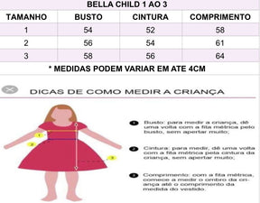 Vestido Infantil Bella Child Sereia - Leveza e Elegância para Meninas | Bebeloo Kids