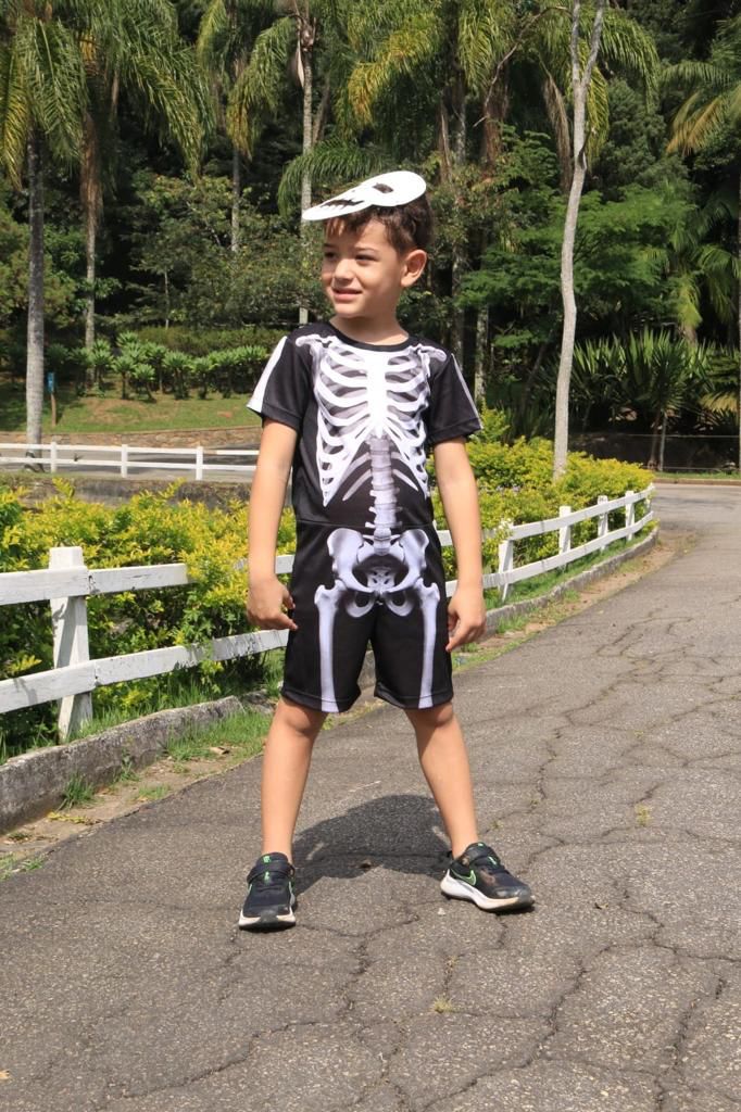 Fantasia Halloween Menino Esqueleto - Qualidade e Cuidado para os Pequenos | Bebeloo Kids