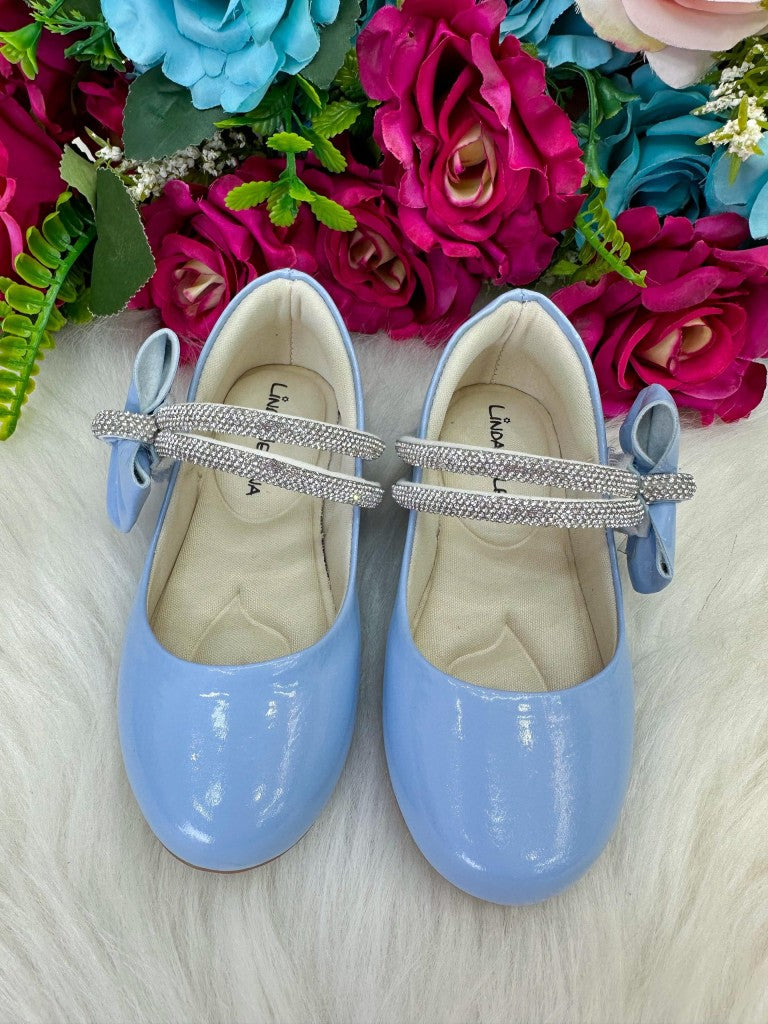 Sapatilha Flor Di MIla Maya Azul Bebe - Leveza e Charme para os Pezinhos | Bebeloo Kids