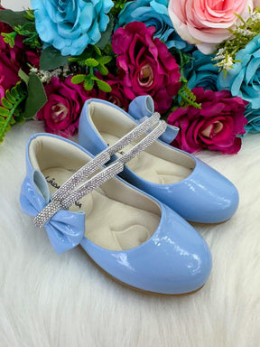 Sapatilha Flor Di MIla Maya Azul Bebe - Leveza e Charme para os Pezinhos | Bebeloo Kids