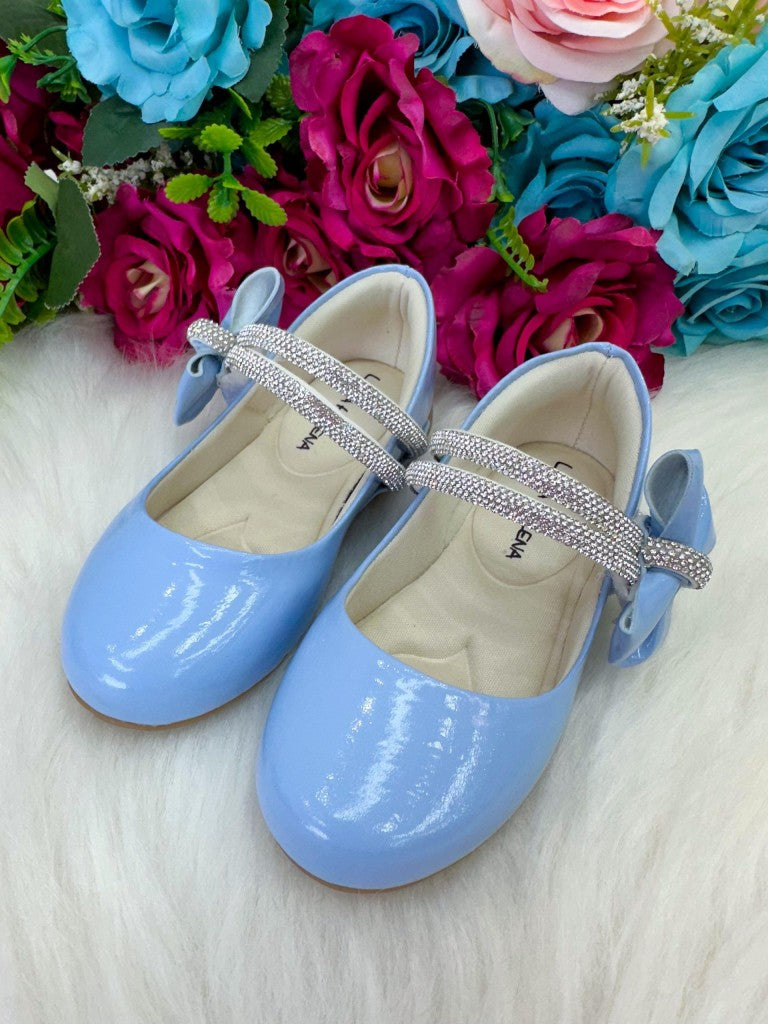 Sapatilha Flor Di MIla Maya Azul Bebe - Leveza e Charme para os Pezinhos | Bebeloo Kids