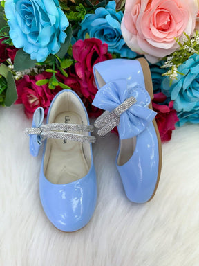 Sapatilha Flor Di MIla Maya Azul Bebe - Leveza e Charme para os Pezinhos | Bebeloo Kids
