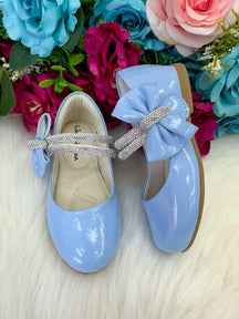 Sapatilha Flor Di MIla Maya Azul Bebe - Leveza e Charme para os Pezinhos | Bebeloo Kids
