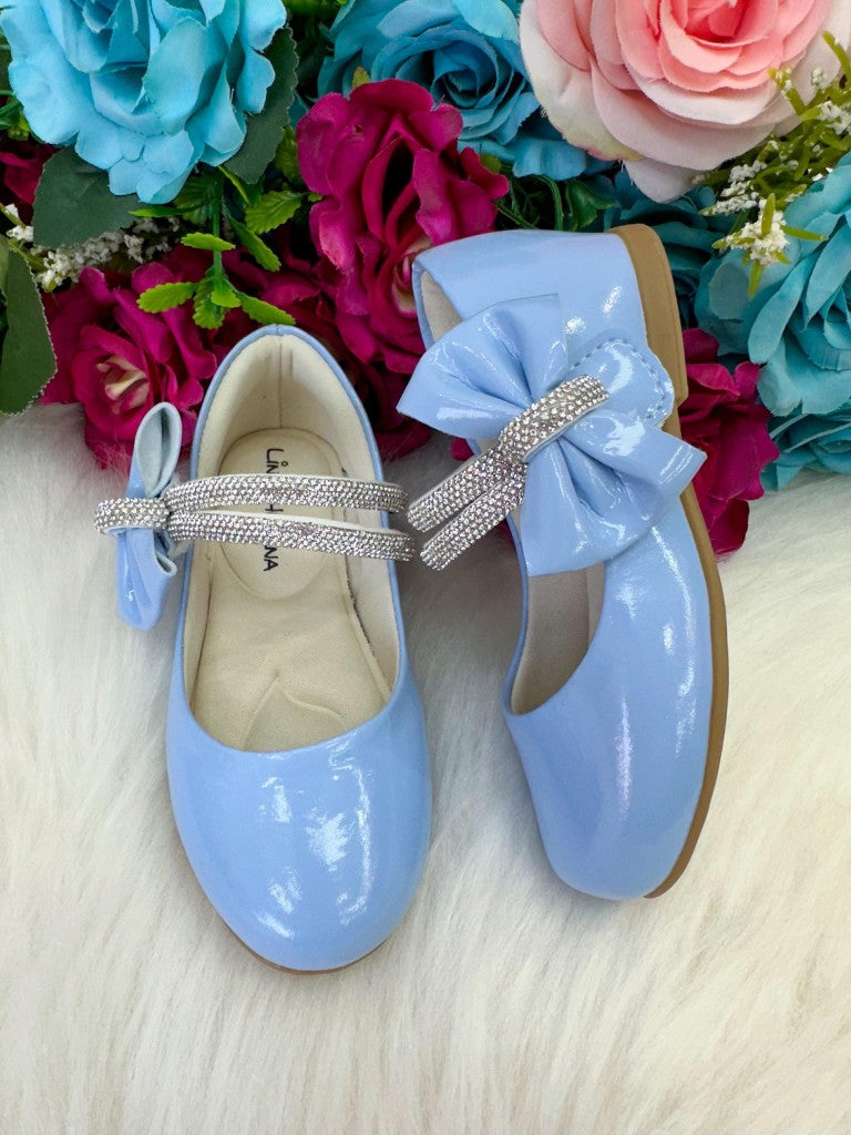 Sapatilha Flor Di MIla Maya Azul Bebe - Leveza e Charme para os Pezinhos | Bebeloo Kids
