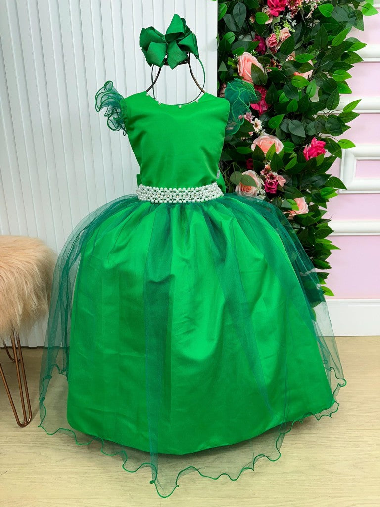 Vestido Marie Longo Amanda Verde Bandeira - Leveza e Elegância para Meninas | Bebeloo Kids