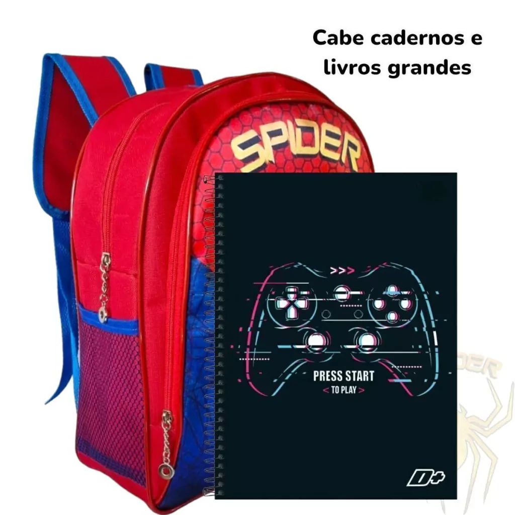 Mochila de Costas Homem Aranha - Praticidade e Charme para o Dia a Dia | Bebeloo Kids
