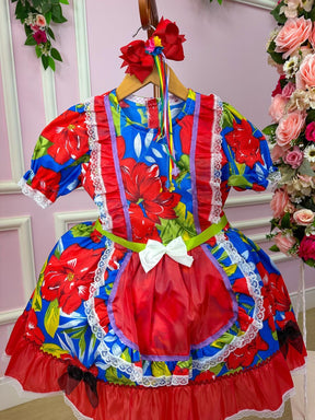 Vestido Junino Sem Short Marilda - Leveza e Elegância para Meninas | Bebeloo Kids