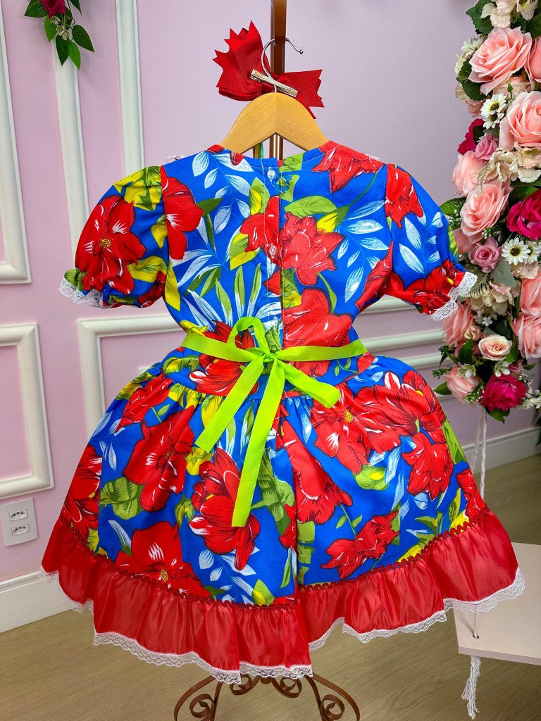Vestido Junino Sem Short Marilda - Leveza e Elegância para Meninas | Bebeloo Kids