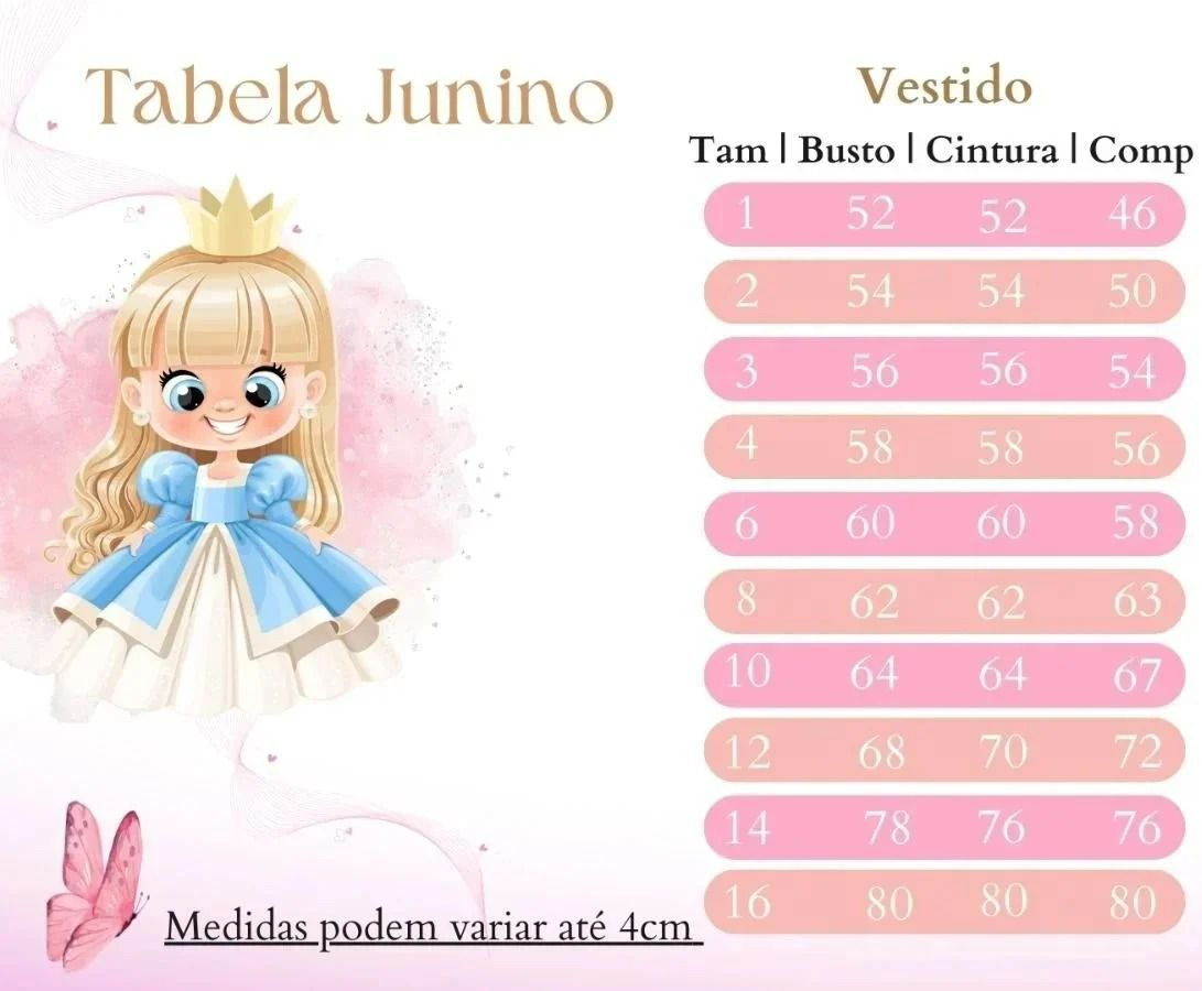 Vestido Junino Sem Short Marilda - Leveza e Elegância para Meninas | Bebeloo Kids