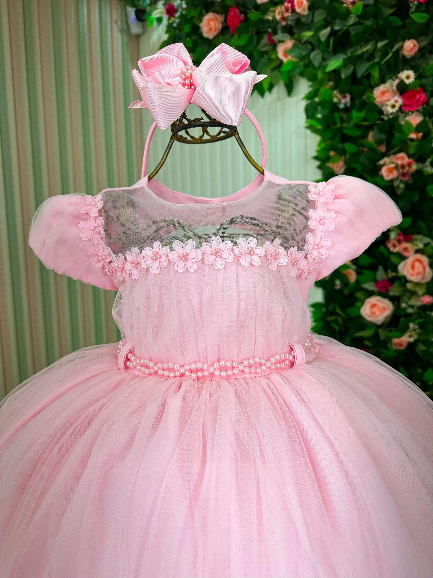 Vestido Menina Bonita Luna Rosa Bebe - Leveza e Elegância para Meninas | Bebeloo Kids