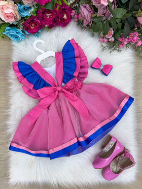 Romper/Vestido Princesa Tematico Stitch e Angel - Leveza e Elegância para Meninas | Bebeloo Kids