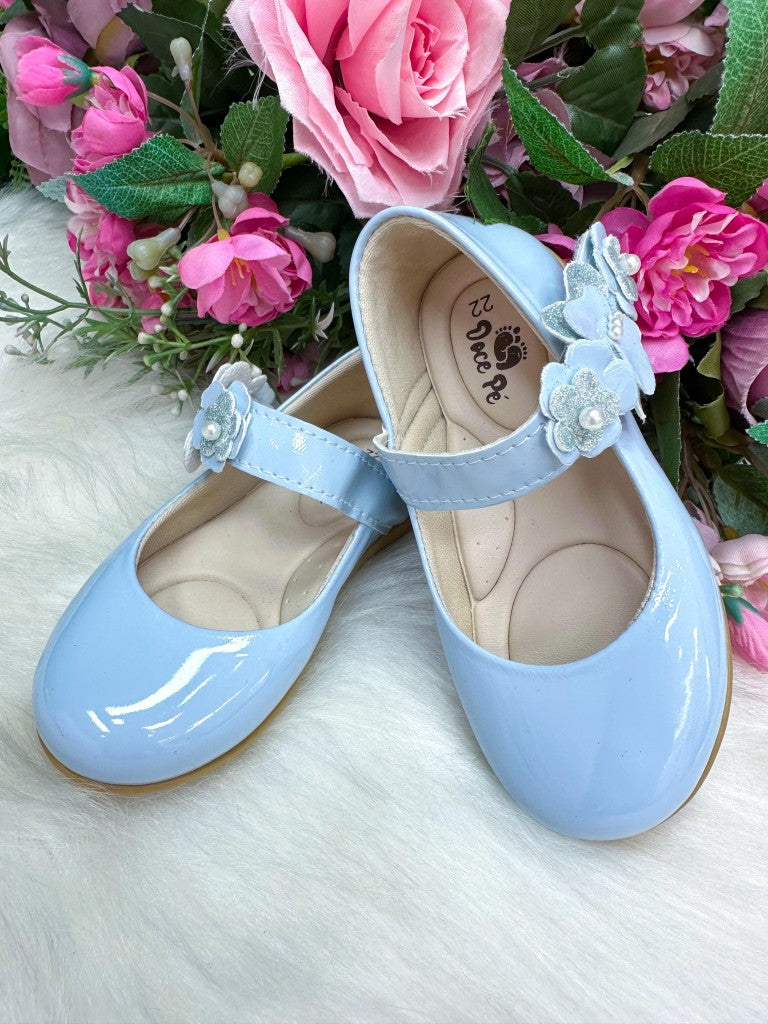Sapatilha Doce Pe Lili Azul Bebe - Leveza e Charme para os Pezinhos | Bebeloo Kids