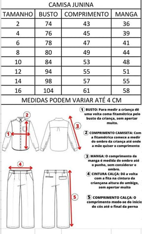 Camisa Xadrez Heitor Azul e Vermelho Junina - Elegância e Conforto para os Pequenos | Bebeloo Kids