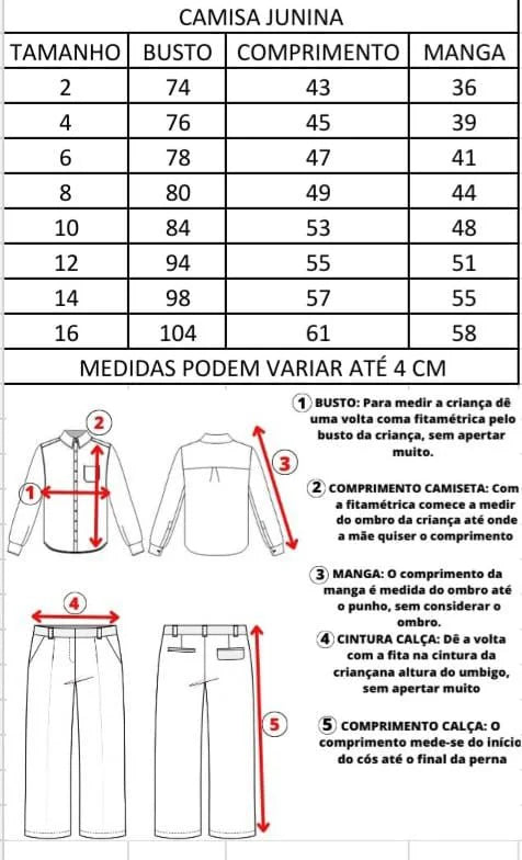 Camisa Xadrez Heitor Azul e Vermelho Junina - Elegância e Conforto para os Pequenos | Bebeloo Kids