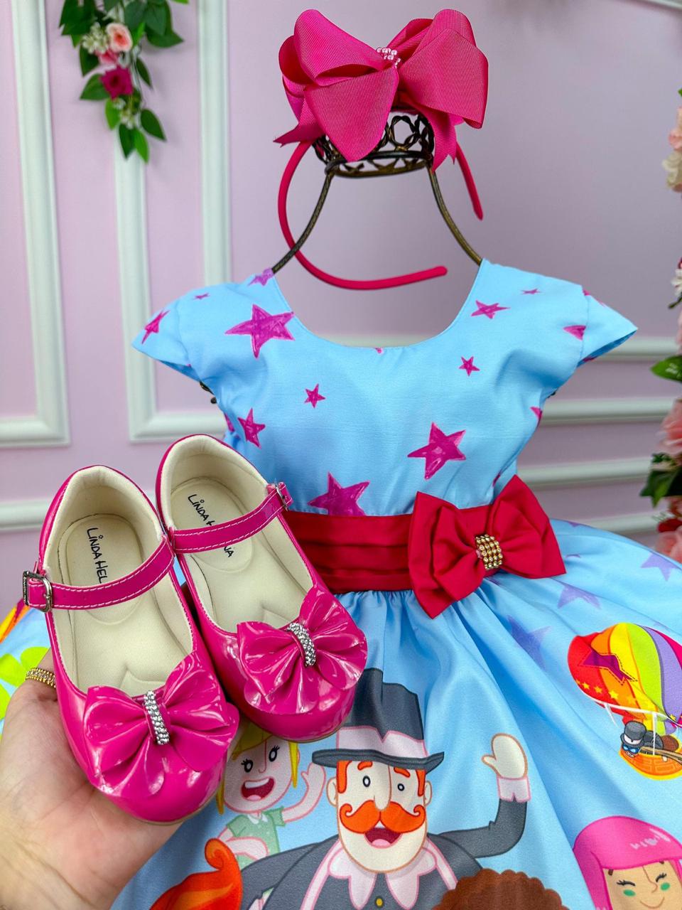 Vestido Infantil Temáticos da Gigi Mundo Bita - Leveza e Elegância para Meninas | Bebeloo Kids