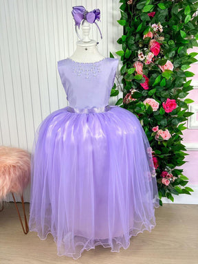 Vestido Enjoy Longo Regata Lilás - Leveza e Elegância para Meninas | Bebeloo Kids