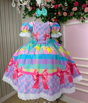 Vestido Marie Junino Luxo Arraiá da Paz - Leveza e Elegância para Meninas | Bebeloo Kids