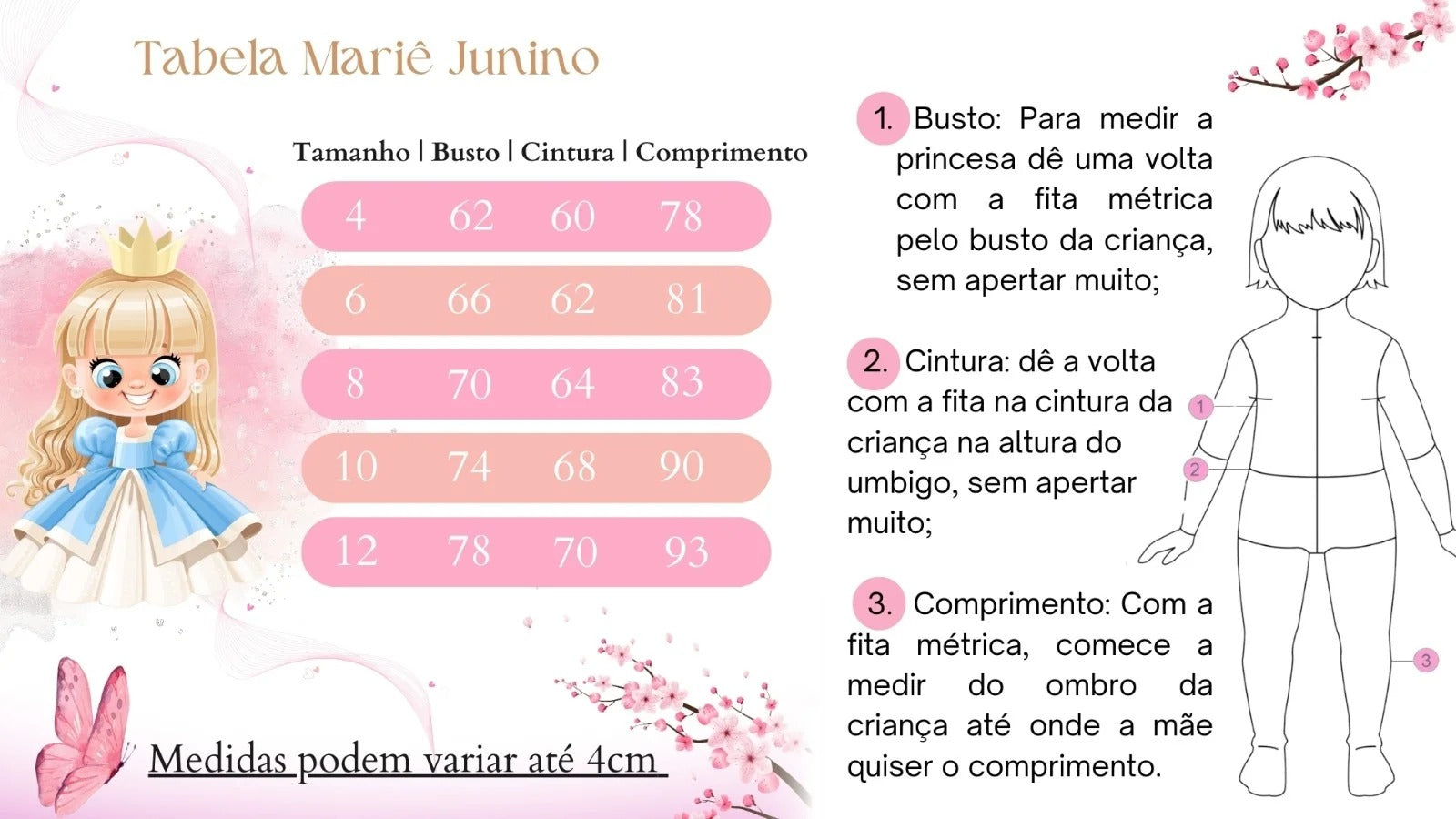 Vestido Marie Junino Luxo Quadrilha das Estrelas Azul - Leveza e Elegância para Meninas | Bebeloo Kids