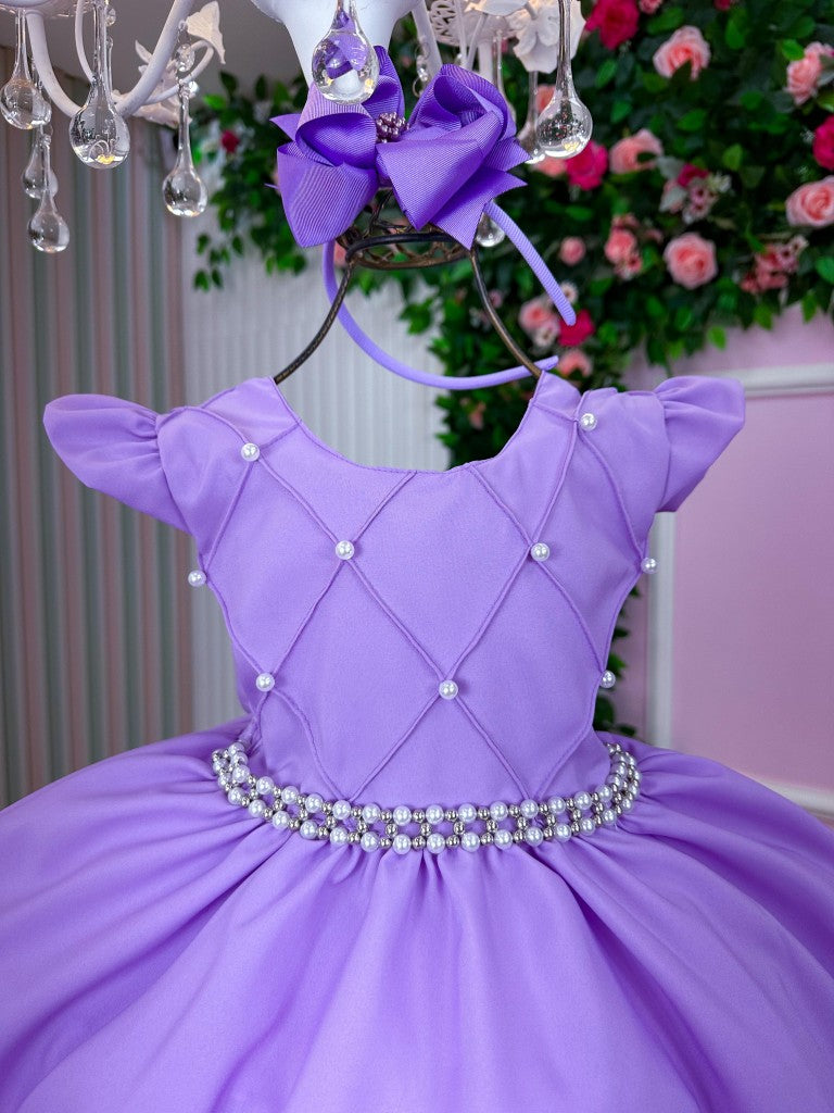 Vestido Ysa Kids Francine Lilas - Leveza e Elegância para Meninas | Bebeloo Kids