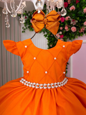Vestido Ysa Kids Francine Terracota - Leveza e Elegância para Meninas | Bebeloo Kids