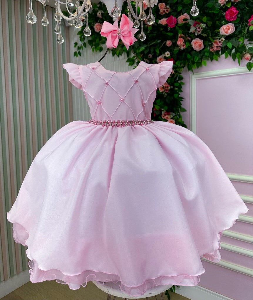 Vestido Ysa Kids Francine Rosa Bebe - Leveza e Elegância para Meninas | Bebeloo Kids