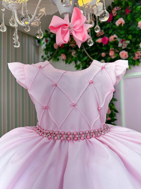 Vestido Ysa Kids Francine Rosa Bebe - Leveza e Elegância para Meninas | Bebeloo Kids