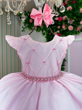 Vestido Ysa Kids Francine Rosa Bebe - Leveza e Elegância para Meninas | Bebeloo Kids