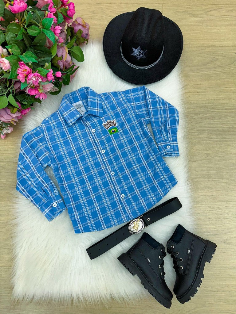Camisa Junina Miss Cherry Rodeio Alan - Elegância e Conforto para os Pequenos | Bebeloo Kids